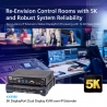 5K DisplayPort Dual Display KVM over IP Transmitter
