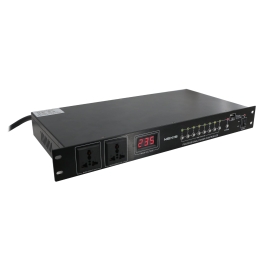8 Outlet Power Sequencer Over IP & 2 Output bypass power output