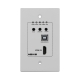 4K HDMI+USB2.0 Wallplate kit with POC and audio Transmitter