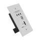 4K HDMI+USB2.0 Wallplate kit with POC and audio Transmitter