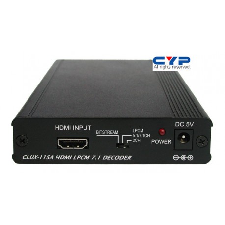 HDMI to HDMI repeater with Audio decoder