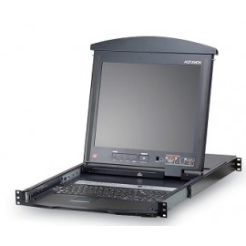 Altusen 16 Port Dual Rail Cat 5 High-Density LCD KVM