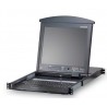 LCD KVM 16 Port Cat 5 High-Density Dual Rail 19"