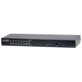 16-Port Cat 5 High-Density KVM Over the NET