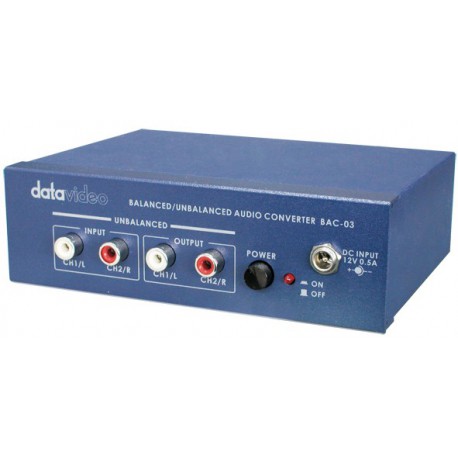 unbalanced XLR/RCA audio converter