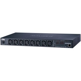 Eco PDU 8 Outlet with Proactive Overload 1U Rack [Bank Level monitoring] (C13x8) | ATEN