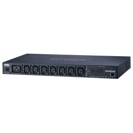 Eco PDU 8 Outlet with Proactive Overload 1U Rack [Bank Level monitoring] (C13x7, C19x1) | ATEN