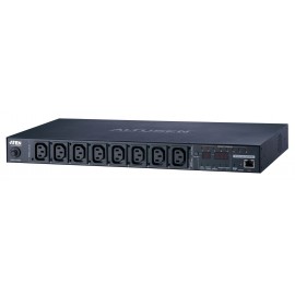 Eco PDU 8 Outlet 1U Rack [Outlet Level monitoring] with Proactive Overload (8xC13) | ATEN