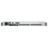 16-Port Dual Rail LCD 17" KVM Switch LCD Console + Cat 5 High-Density KVM Switch with KVM over IP 