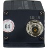 Powered SDI signal repeater with re-clock function