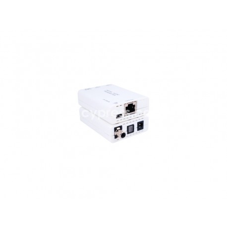 TOSLINK/COAX to Single CAT5e/6/7 Receiver