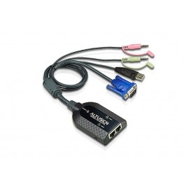 Dual Output USB Virtual Media KVM Adapter with Audio