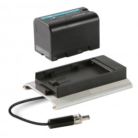 Battery mount and adapter for Datavideo DAC series