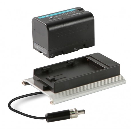 Battery mount and adapter for Datavideo DAC series