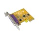 1-port IEEE1284 Parallel PCI Express Low Profile Board