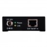 HDMI over CAT5e/6/7 Receiver with Bi-directional 24V PoC