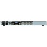 1-Local / 4-Remote access 16-Port KVM over IP Switch with Dual Power/LAN