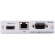 HDMI/IR/RS-232/PoE over Single CAT5e/6/7 Extender with Ethernet Receiver