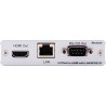 HDMI/IR/RS-232/PoE over Single CAT5e/6/7 Extender with Ethernet Receiver