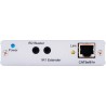 HDMI/IR/RS-232/PoE over Single CAT5e/6/7 Extender with Ethernet Receiver