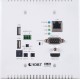 HDMI/USB over CAT5e/6 /7 Wallplate Receiver with 48V PoH, LAN Serving, and Bi-directional Optical Audio Return