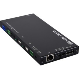 HDMI over HDBaseT Slimline Receiver (PSE) with USB and Optical Audio Return