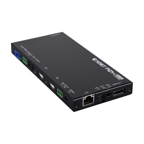 HDMI over HDBaseT Slimline Receiver (PSE) with USB and Optical Audio Return