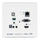 HDMI over HDBaseT Wallplate Transmitter (PD) with USB and Optical Audio Return