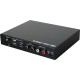 HDMI/Audio over CAT5e/6 /7 Receiver with 48V PoH, LAN Serving, and Bi-directional Coaxial Audio Return