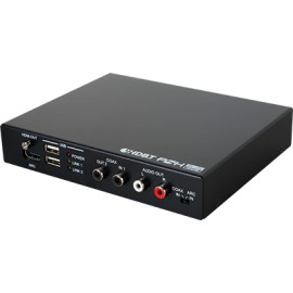 HDMI/Audio over CAT5e/6 /7 Receiver with 48V PoH, LAN Serving, and Bi-directional Coaxial Audio Return