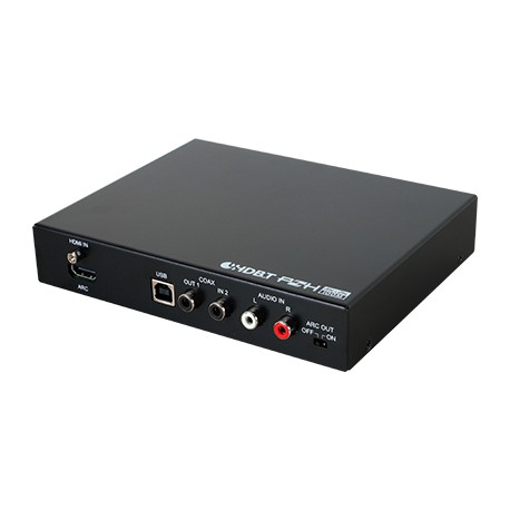 HDMI/USB over CAT5e/6 /7 Transmitter with 48V PoH, LAN Serving, and Bi-directional Coaxial Audio Return