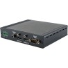 HDBaseT to Dual HDMI Receiver with Bi-directional 24V PoC, LAN Serving, and Audio De-embedding