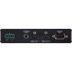 HDBaseT to Dual HDMI Receiver with Bi-directional 24V PoC, LAN Serving, and Audio De-embedding