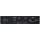 HDBaseT to Dual HDMI Receiver with Bi-directional 24V PoC, LAN Serving, and Audio De-embedding