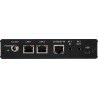 HDBaseT to Dual HDMI Receiver with Bi-directional 24V PoC, LAN Serving, and Audio De-embedding
