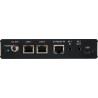 HDBaseT to Dual HDMI Receiver with Bi-directional 24V PoC, LAN Serving, and Audio De-embedding