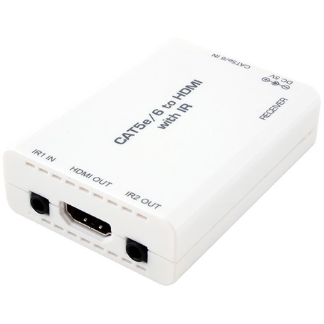 HDMI over CAT5e/6/7 Receiver with IR