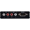 Bi-directional Stereo Audio over Single CAT5e/6/7 Receiver with RS-232 Control