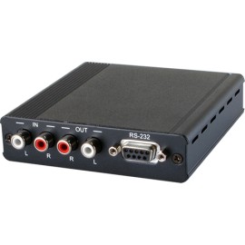 Bi-directional Stereo Audio over Single CAT5e/6/7 Transmitter with RS-232 Control