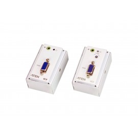 VGA/Audio Cat 5 Extender with MK Wall Plate (1280 x 1024 @150 m)
