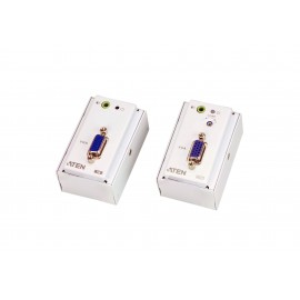 VGA/Audio Cat 5 Extender with MK Wall Plate (1280 x 1024 @150 m)