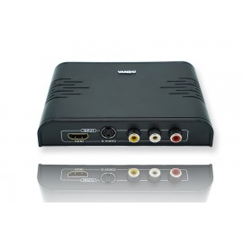 Composite(AV), S-video and HDMI to HDMI Converter with Scaler