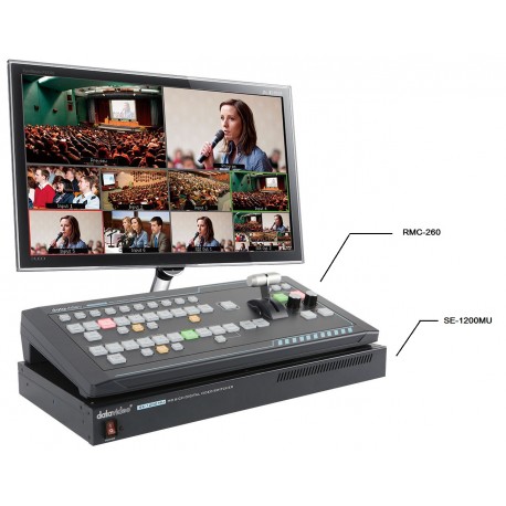 6-CH Video Switcher with Control Panel