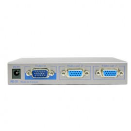 VGA Video Splitter 2-Port Enhanced Video Bandwidth, Cascadable