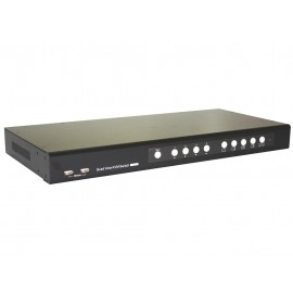 4 Port DVI Quad View KVM Switc