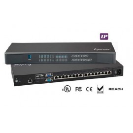 IP KVM Switch 16-port Combo Cat6