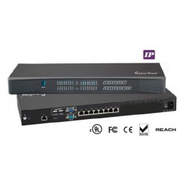 IP KVM Switch 8-port Combo Cat6 