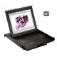 17" LCD Drawer  w/ 8-port  Combo DB-15 IP KVM