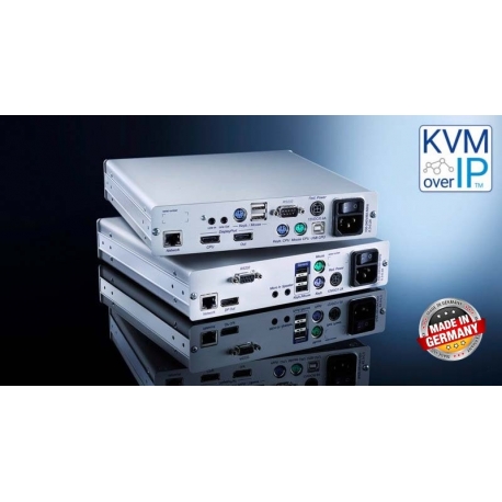 KVM Extender DisplayPort signal transmission over standard IP-based networks, CAT, layer 3