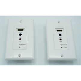 HDMI Wall Plate Extender 60m via single CAT5e/6 cable